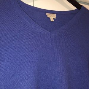 Talbots 100% Cashmere V-neck Sweater size M